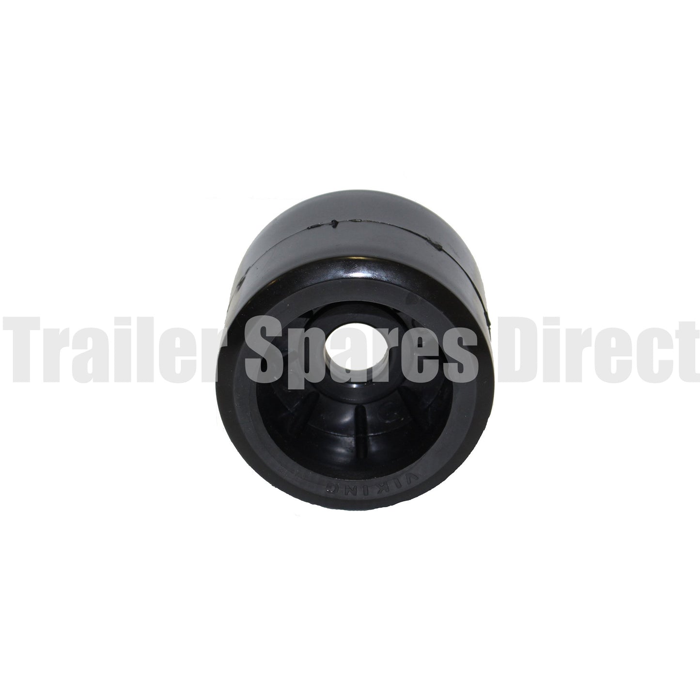 4 inch wobble roller smooth black - 26mm centre - Trailer Spares Direct