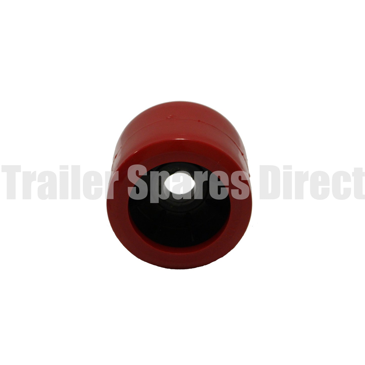 4 inch wobble roller smooth red - 26mm centre - Trailer Spares Direct