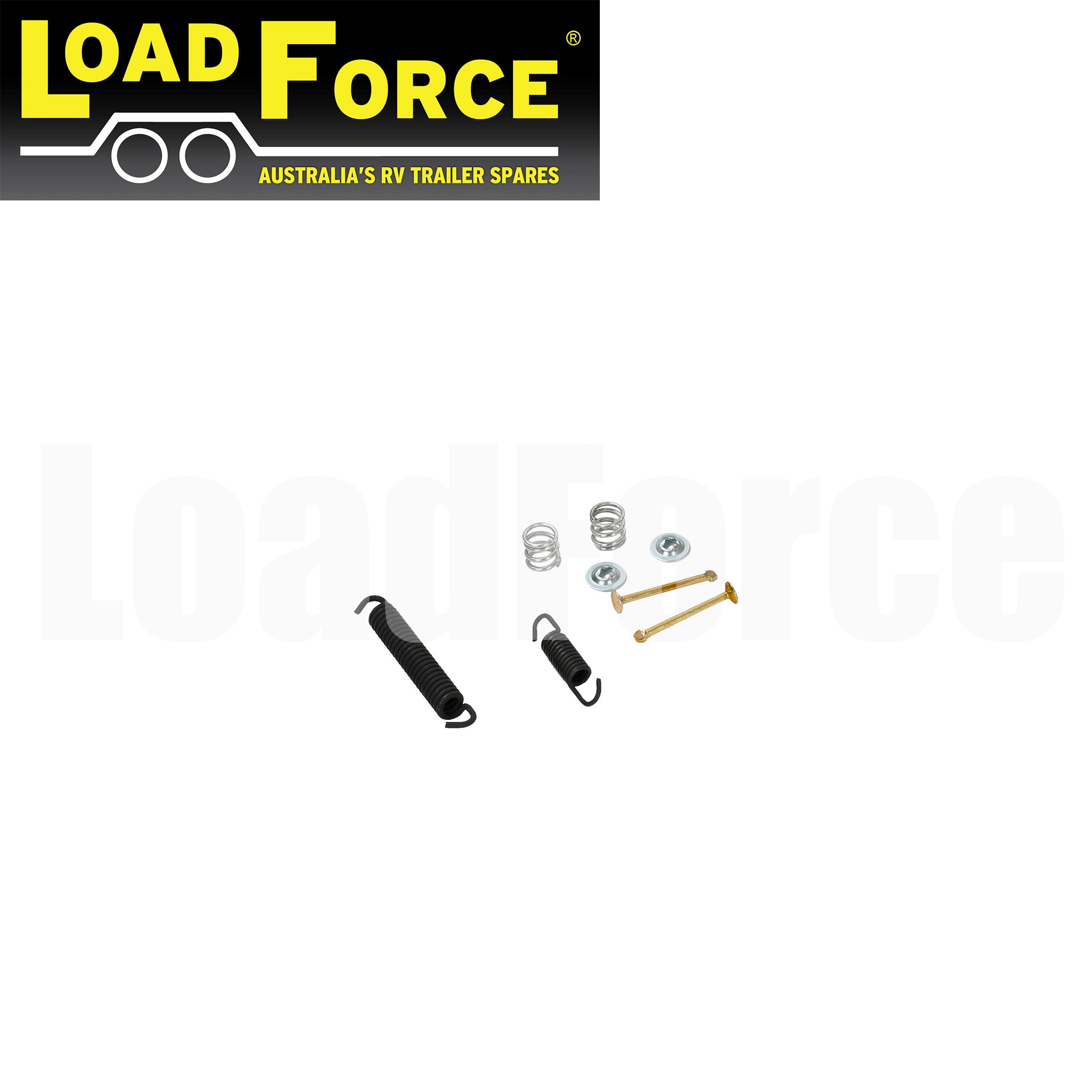 Spring hardware kit for 9inch hydraulic backing plate