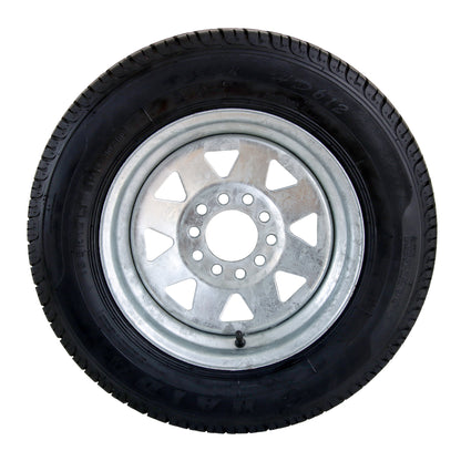 Steel Rim 13x4.5 inch Holden HT stud pattern (5 x 108mm PCD) with 670kg Tyre - Galvanized