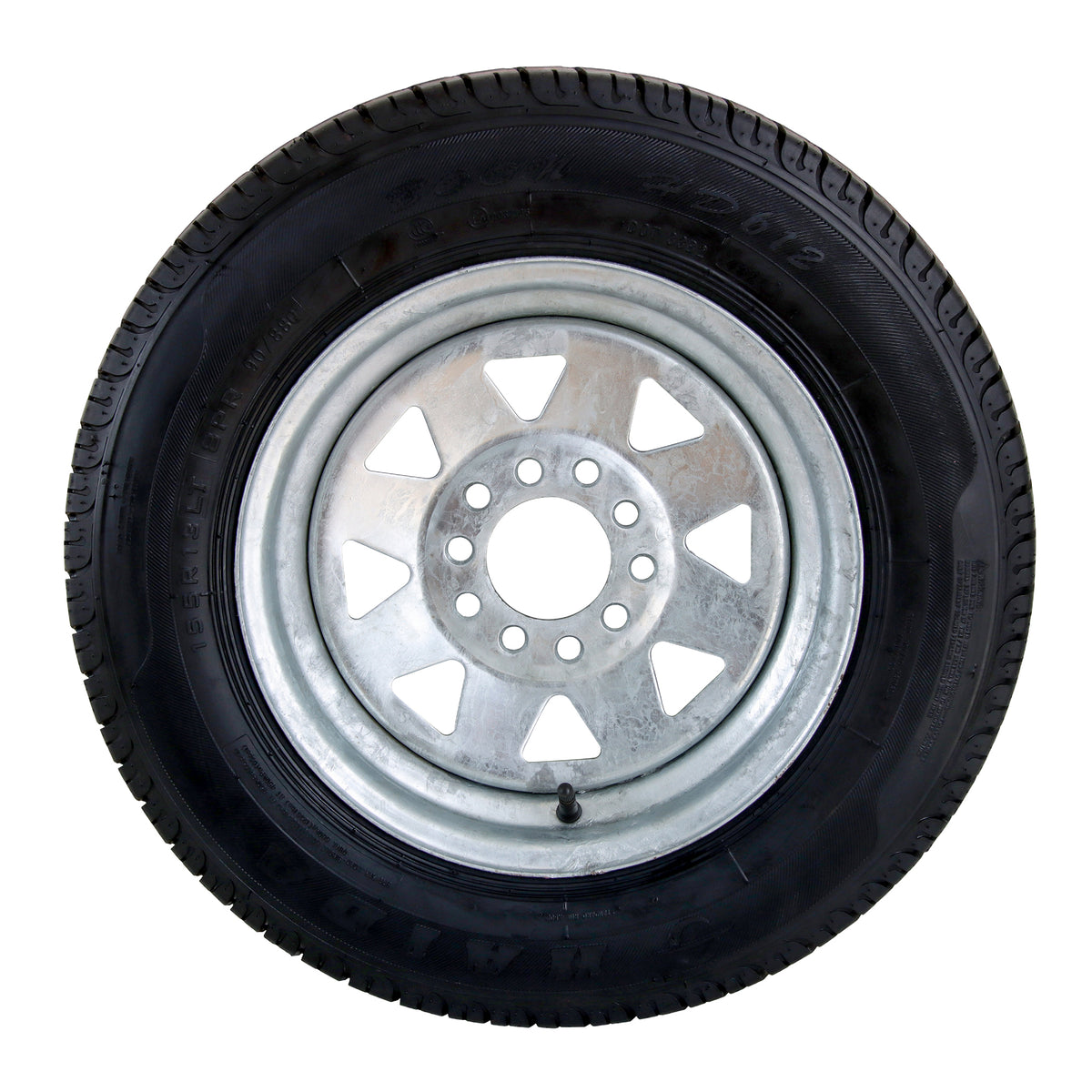 Steel Rim 13x4.5 inch Ford stud pattern (5 x 114.3mm PCD) with 670kg Tyre - Galvanized
