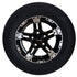 Predator Series 14x5.5 Alloy Wheel HT Stud pattern with 14" 185 850kg tyre