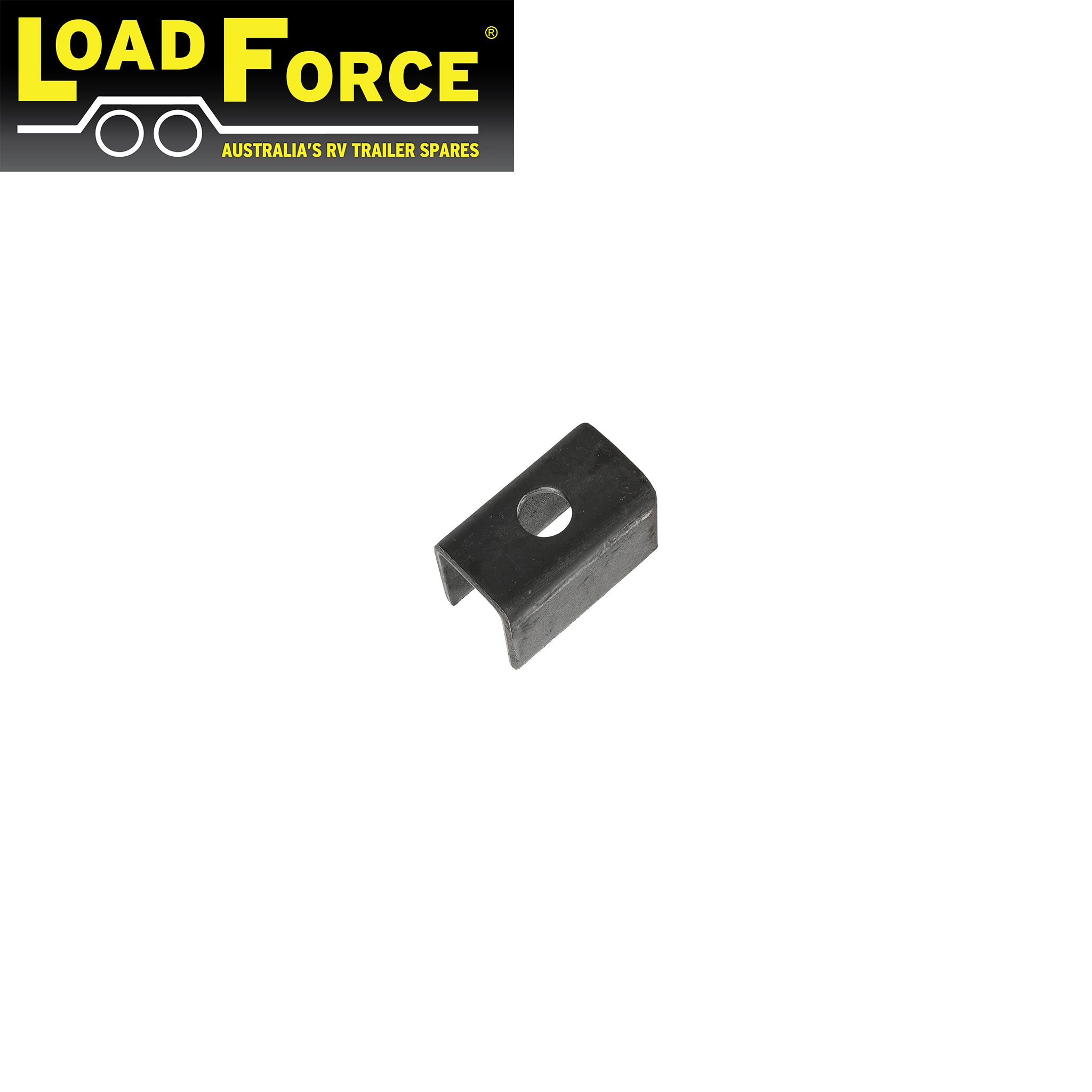 Weld-on u-frame bracket 50mm x 3mm for mudguard support bracket