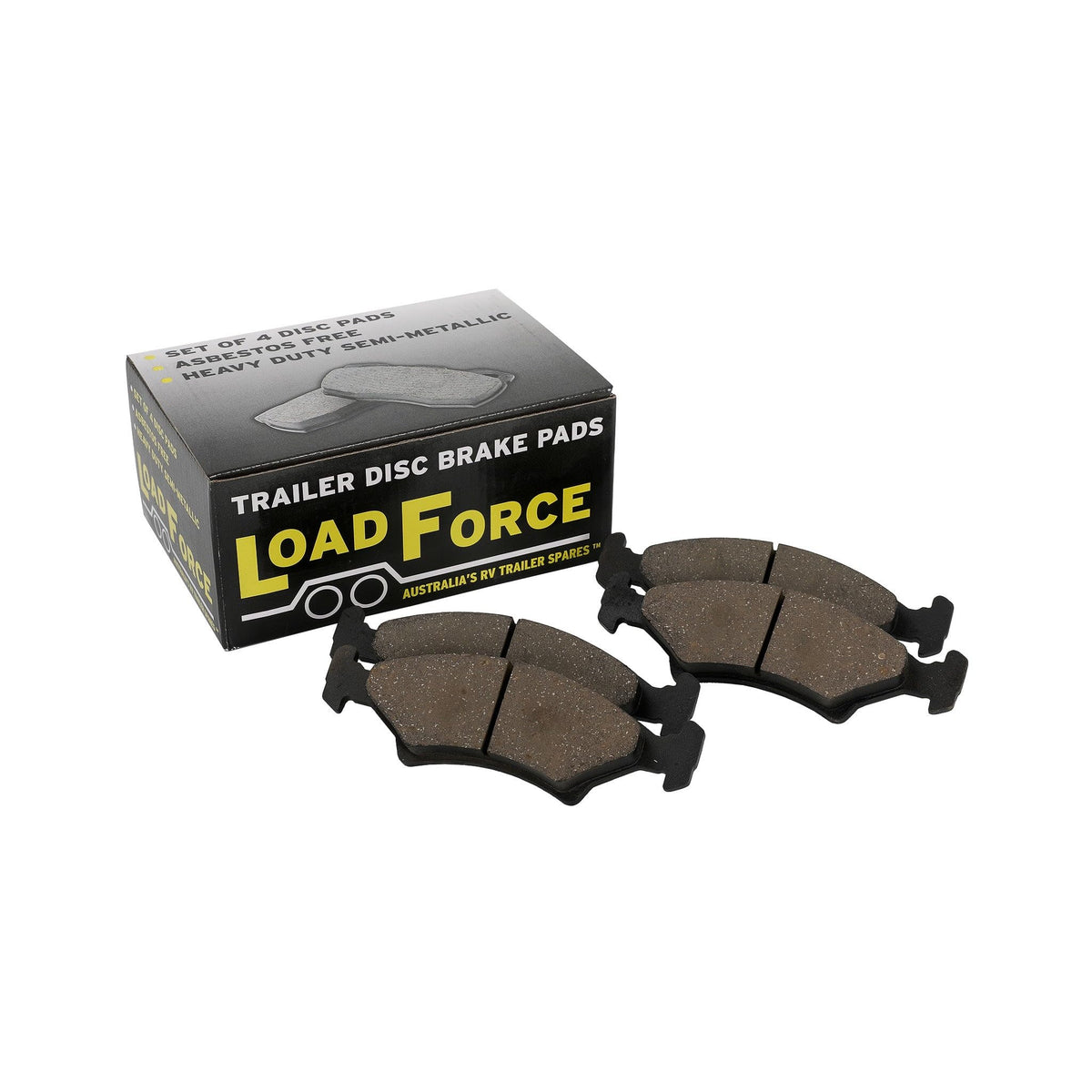 Disc brake pad set for T35-PB and UFP DB35-PB park brake models