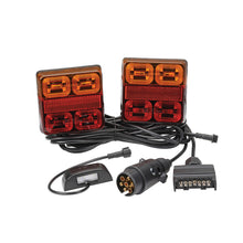 Narva LED Plug & Play Trailer Lamp Kit 12v Square - Trailer Spares Direct
