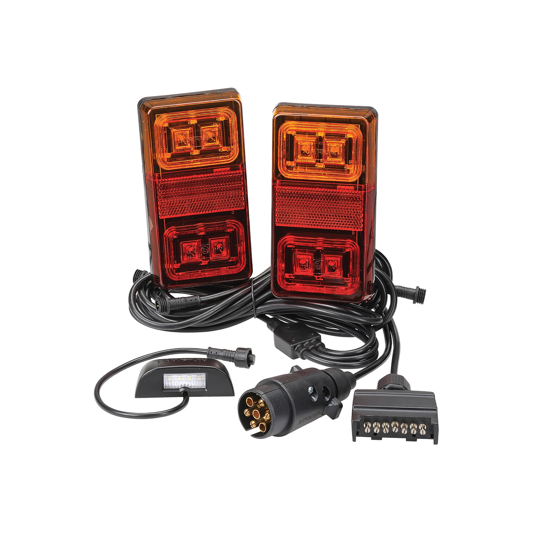 Box trailer light kit led plug and play