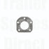 Caravan electric brake mounting bracket 60mm round axle