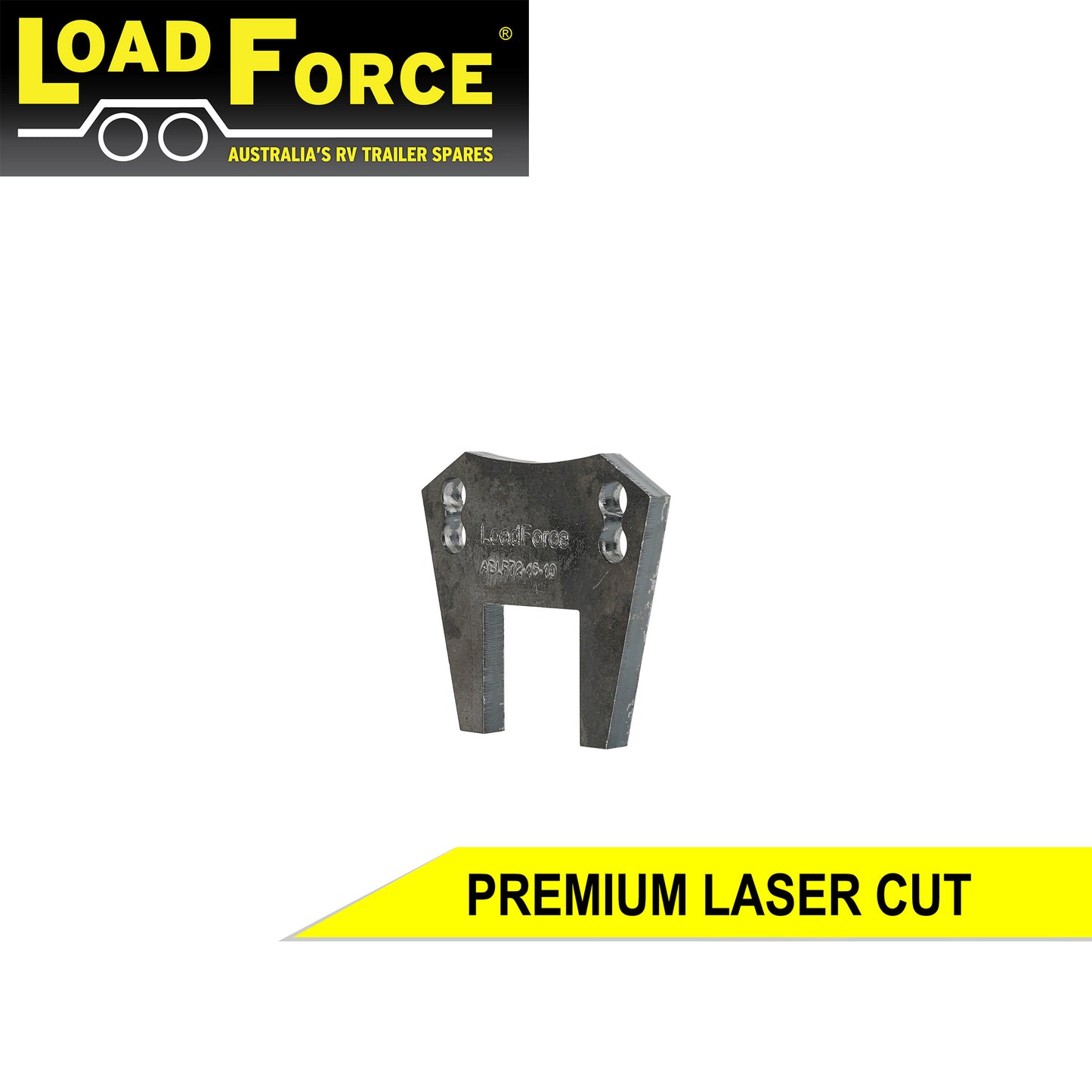 Weld-on mounting bracket for T2 and PBR type 2 brake caliper on 10 inch disc and 45mm square axle - Trailer Spares Direct