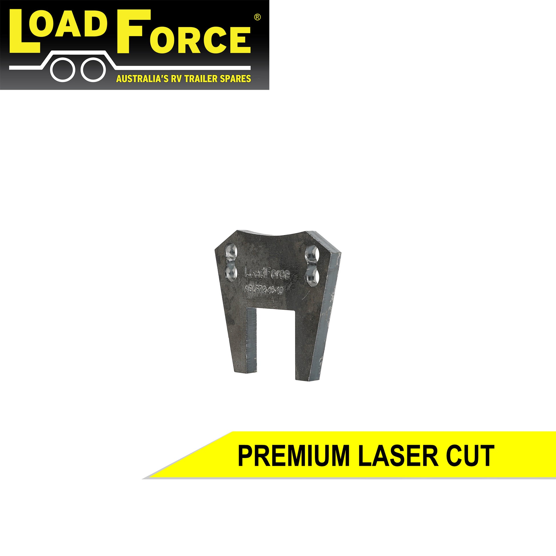 Weld-on mounting bracket for T2 and PBR type 2 brake caliper on 10 inch disc and 45mm square axle - Trailer Spares Direct