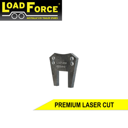 Weld-on mounting bracket for T2 and PBR type 2 brake caliper on 10 inch disc and 45mm square axle - Trailer Spares Direct