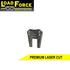 Weld-on mounting bracket for T2 and PBR type 2 brake caliper on 10 inch disc and 45mm square axle