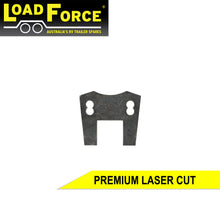 Weld-on mounting bracket for T35 and UFP DB35 brake caliper for 10inch disc, 45mm sq axle - Trailer Spares Direct