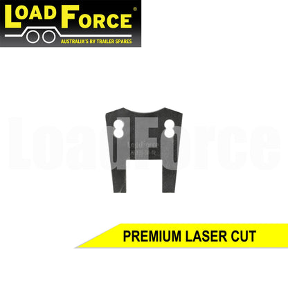 Weld-on mounting bracket for T35 and UFP DB35 brake caliper for 12inch disc - pick axle size - Trailer Spares Direct