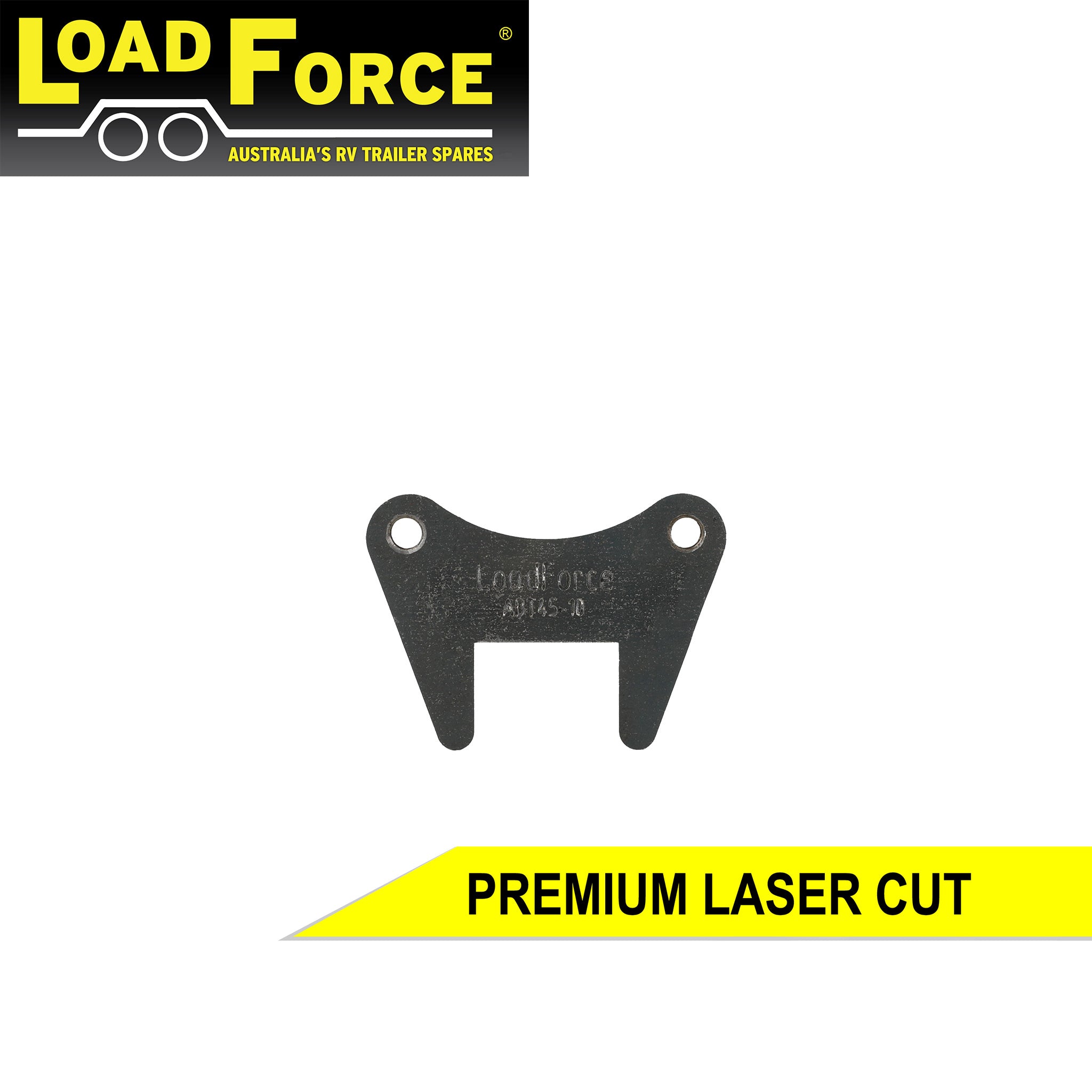 Weld-on mounting bracket for A100, A200, TA300 brake calipers for 10inch disc - pick axle size