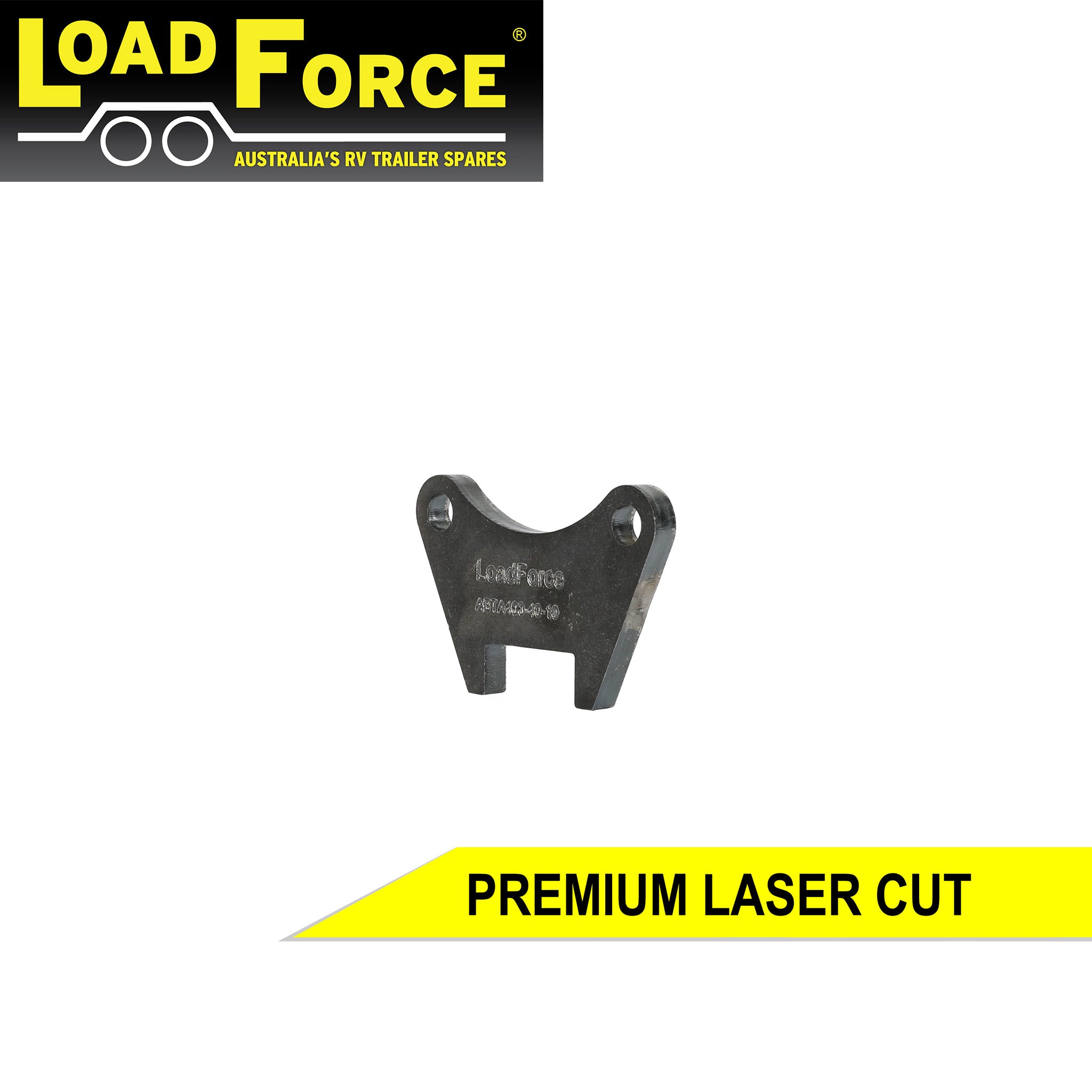 Weld-on mounting bracket for TA400 and Al-ko brake caliper and to fit 10 inch disc - choose axle size