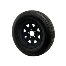 Assembled Rim and Tyre 14in Ford Black with T185148 8 Ply LT - Trailer Spares Direct