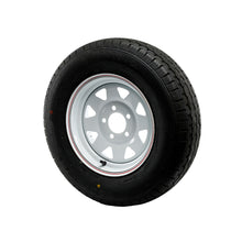 Assembled Rim and Tyre 14in Ford White with T185148 8 Ply LT - Trailer Spares Direct