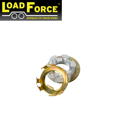 Axle Nut and Retainer Kit for Dexter E-Z Lube - Trailer Spares Direct