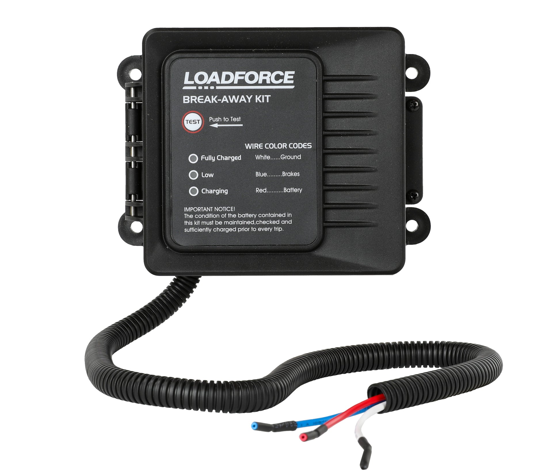 LoadForce 12V 5Ah Trailer Break Away Kit - Trailer Spares Direct