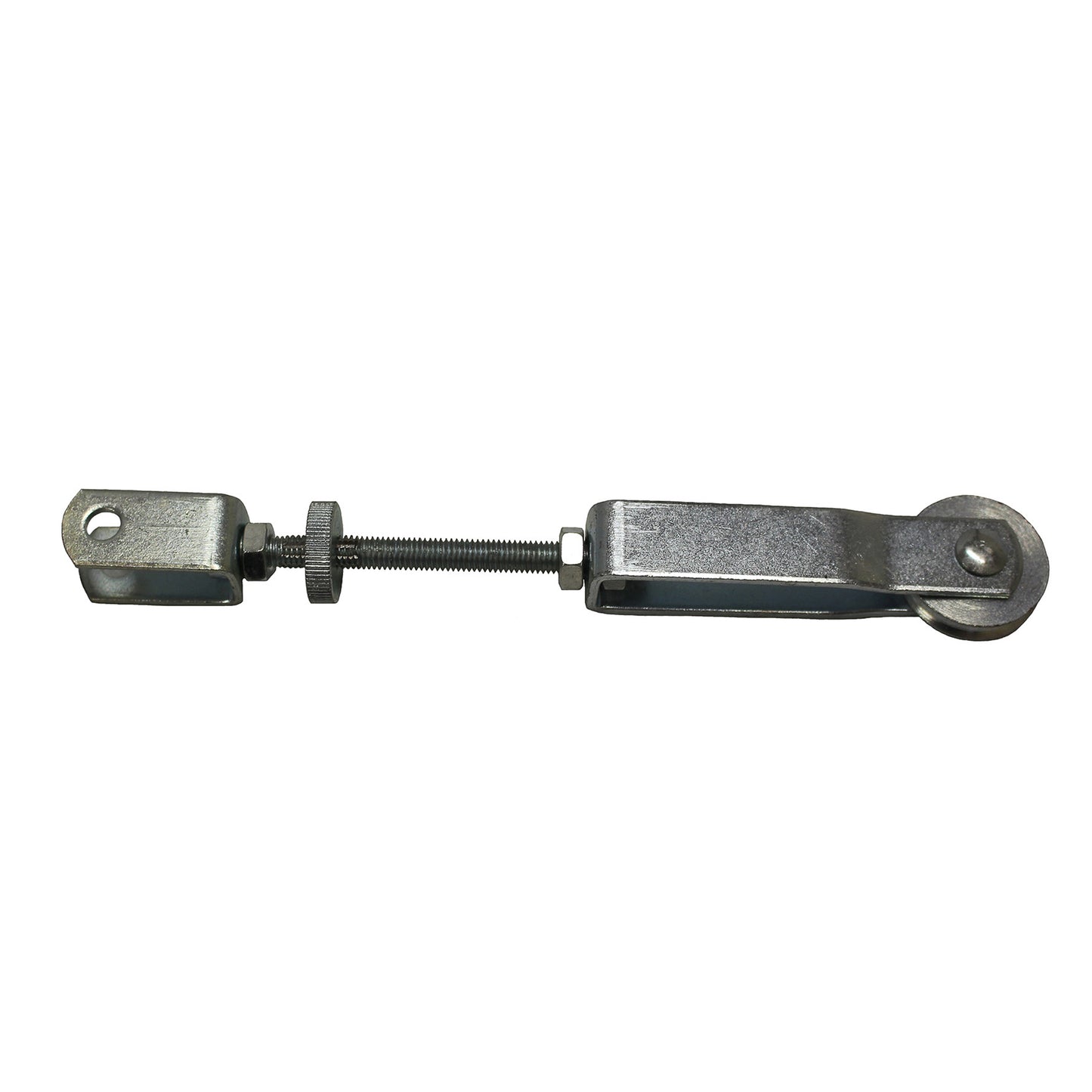 Brake cable pulley and adjuster zinc plated