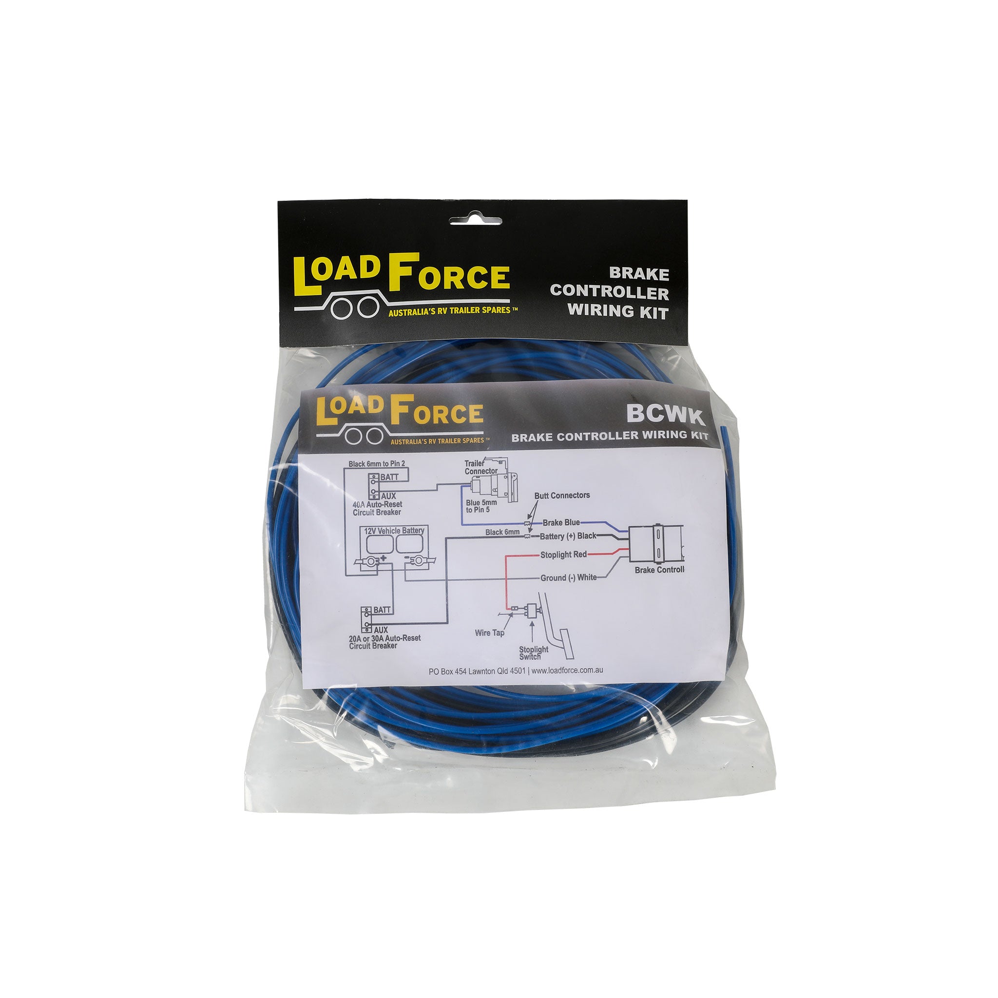 LoadForce Vehicle Brake Controller and Charge Wire Kit.