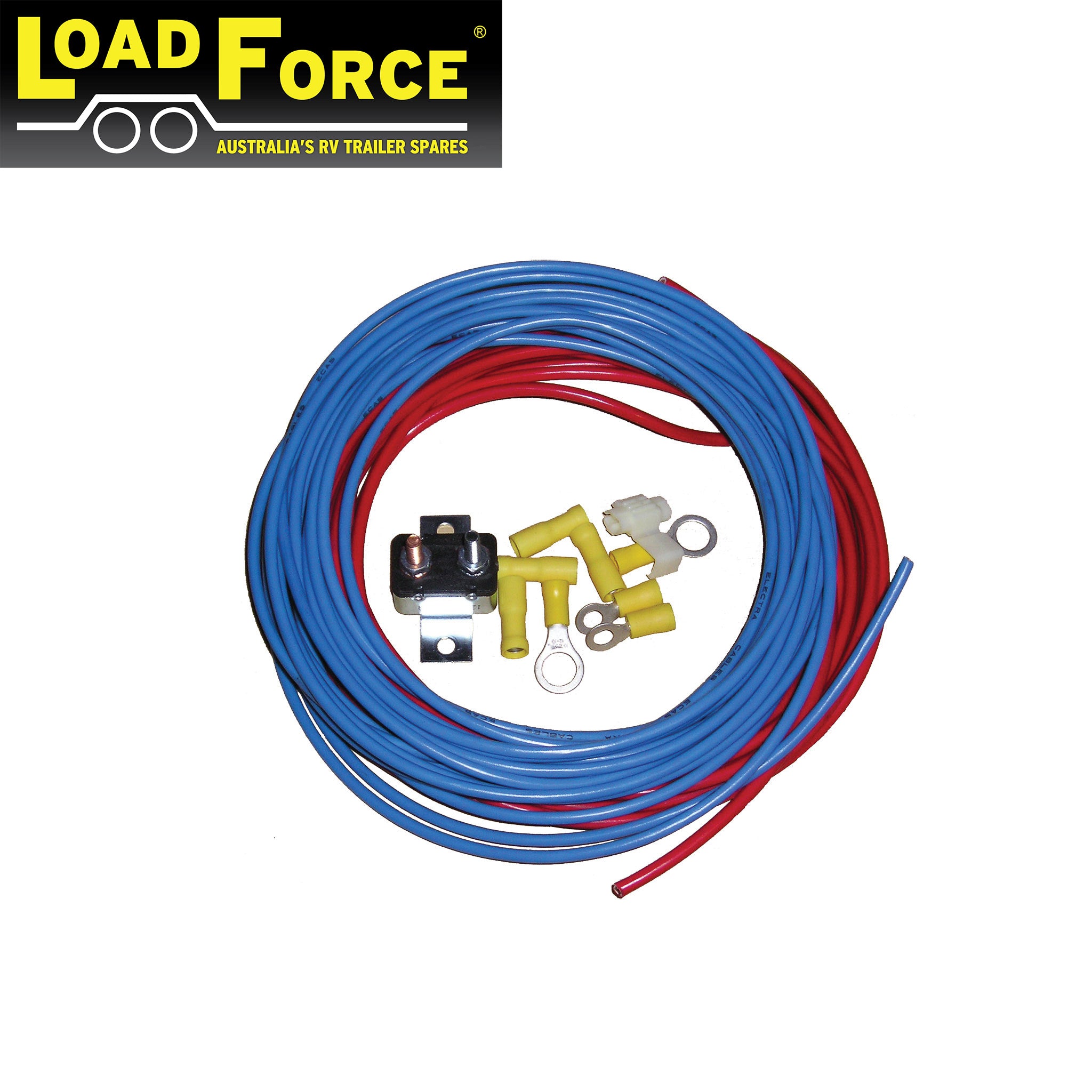 LoadForce Vehicle Brake Controller and Charge Wire Kit.