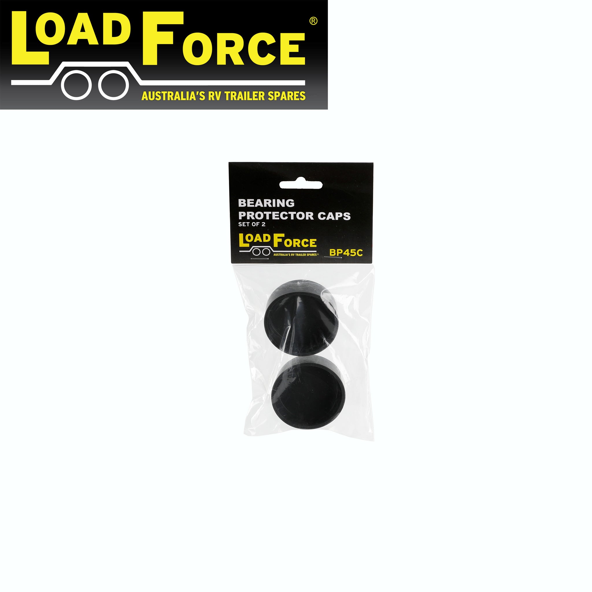 Replacement caps for 45mm bearing protectors