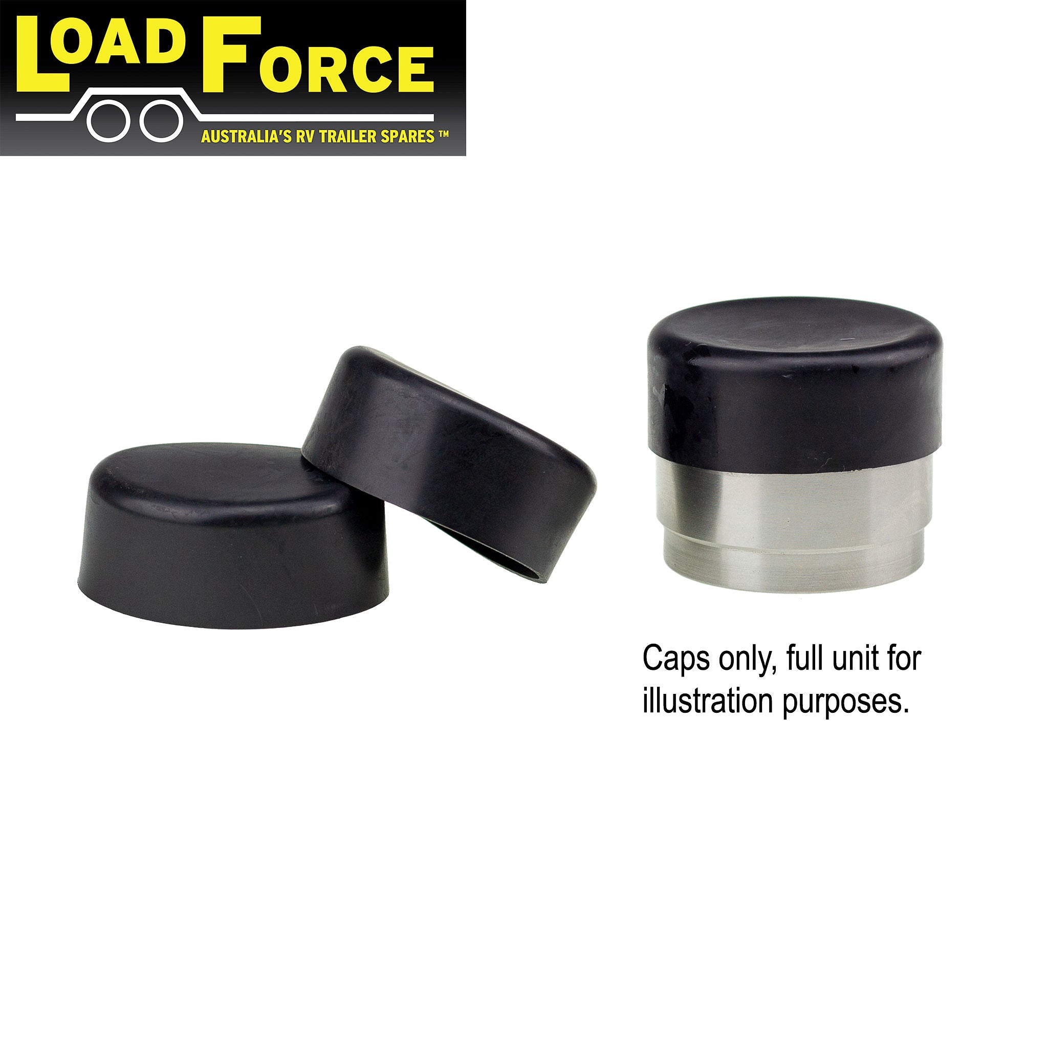 Replacement caps for 51mm bearing protectors