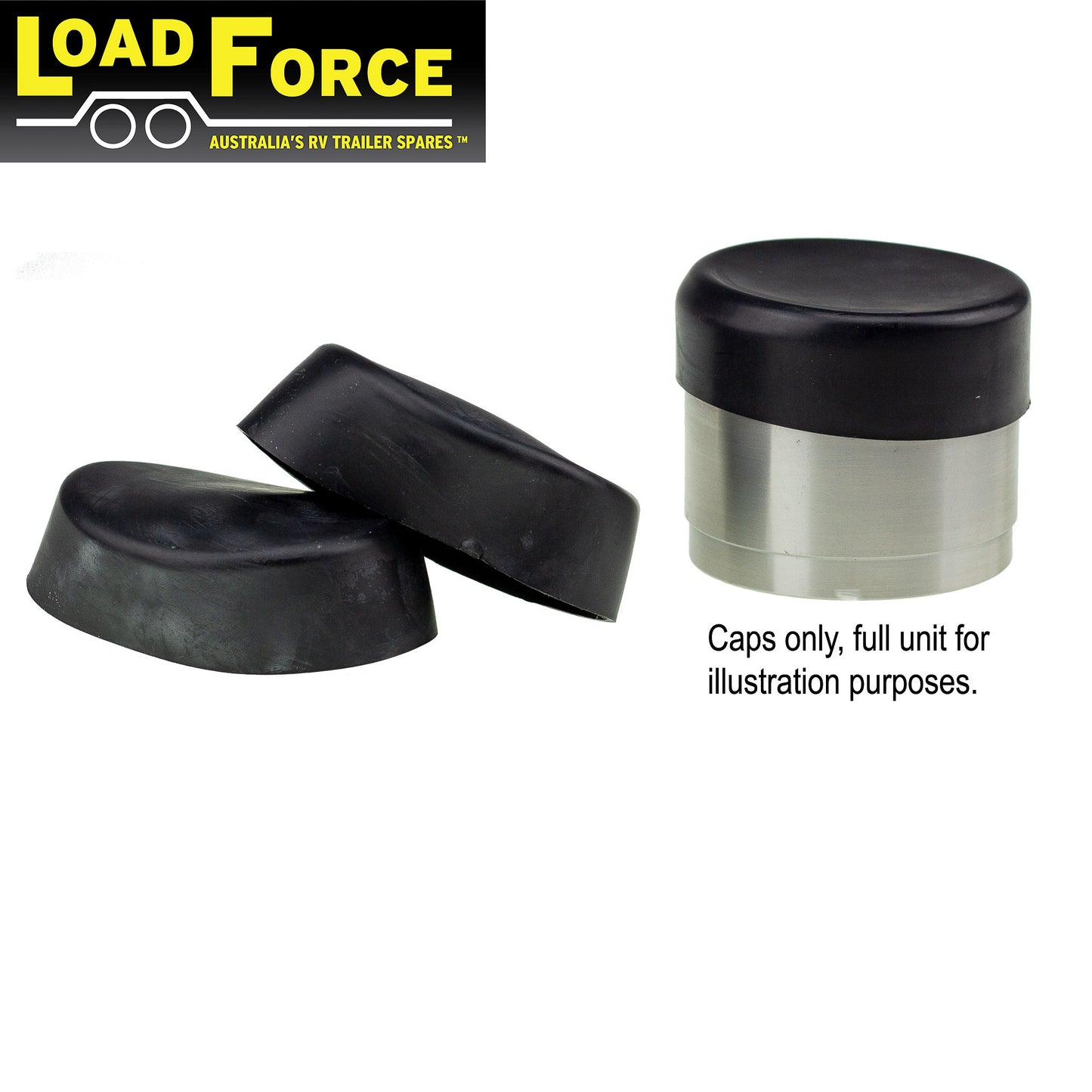 Replacement caps for 63mm bearing protectors - Trailer Spares Direct