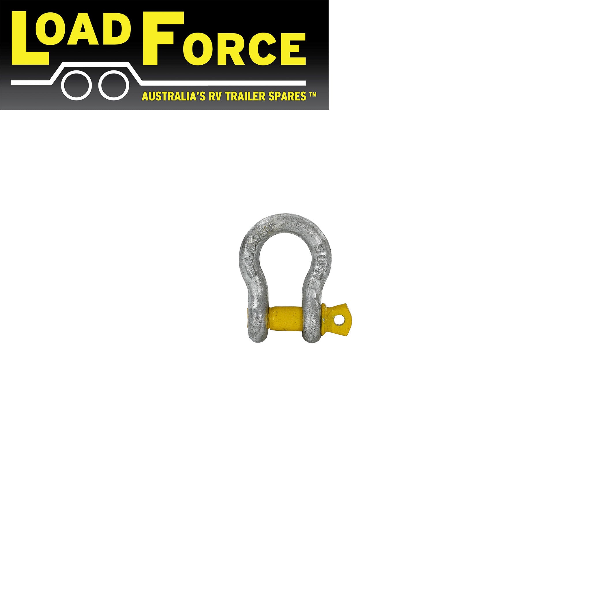 Rated Bow Shackle 8mm 750kg