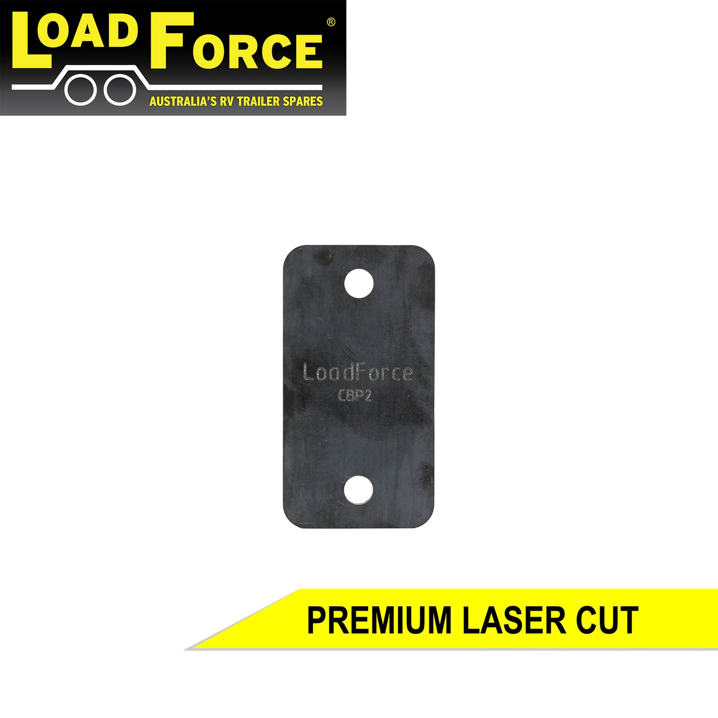 Coupling base plate with 2 holes for A150-2 - Trailer Spares Direct