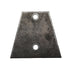 Trailer coupling base plate 2 hole