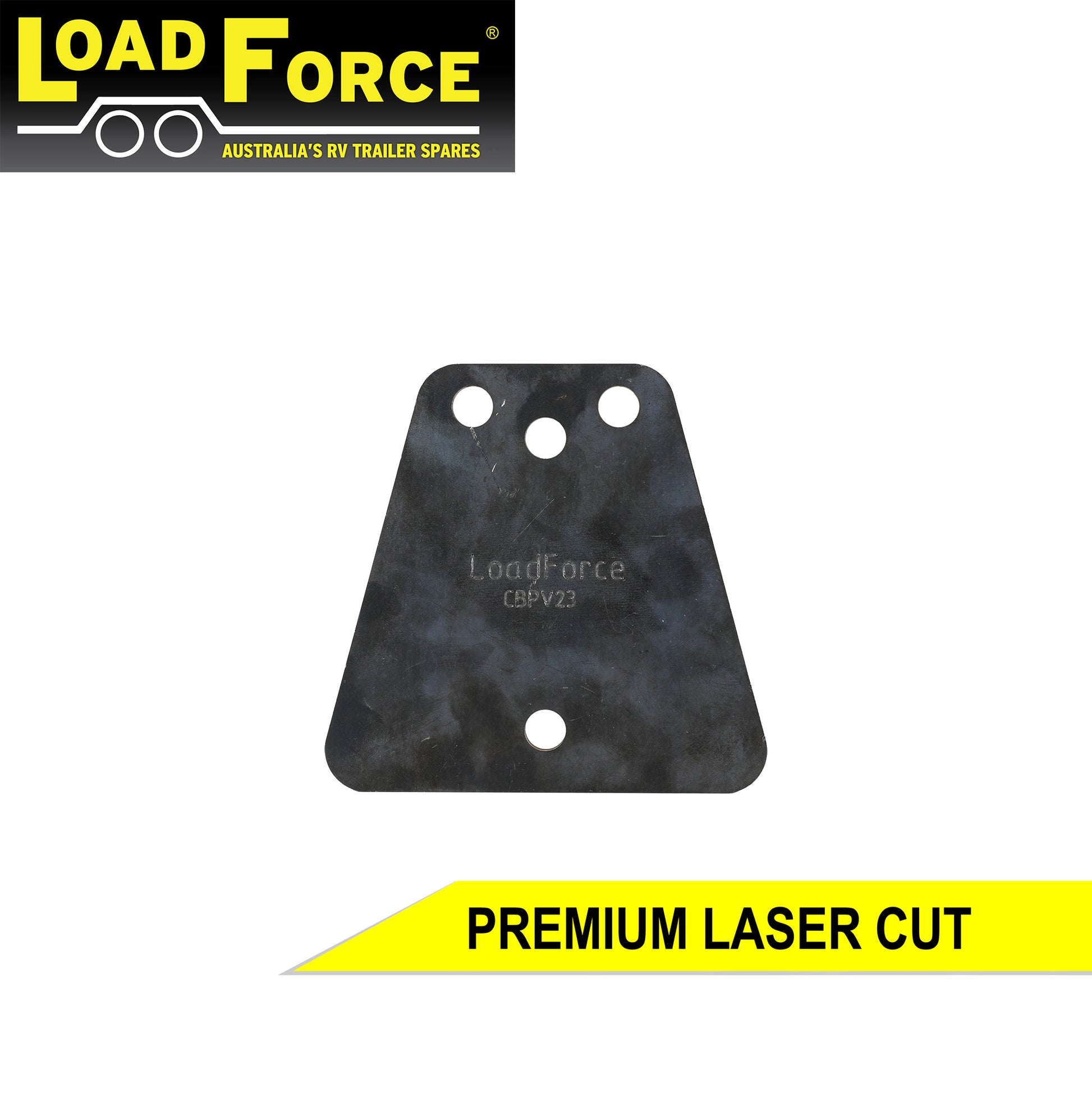 Coupling Base Plate V Shape for 2 & 3 hole couplings - Trailer Spares Direct