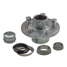 6 inch lazy hub assembly Commodore 5 stud slimline (Ford) bearing - galvanised