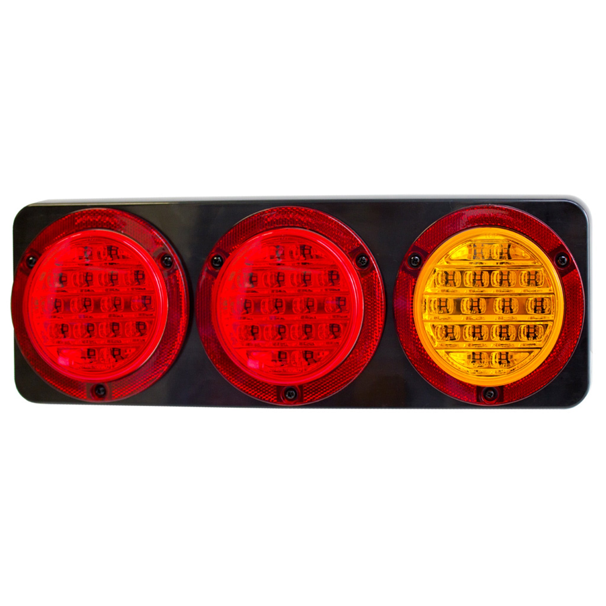 LED Combo 4" Round Stop/Tail/Indicator Black