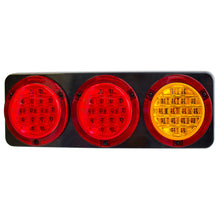 LED Combo 4" Round Stop/Tail/Indicator Black - Trailer Spares Direct