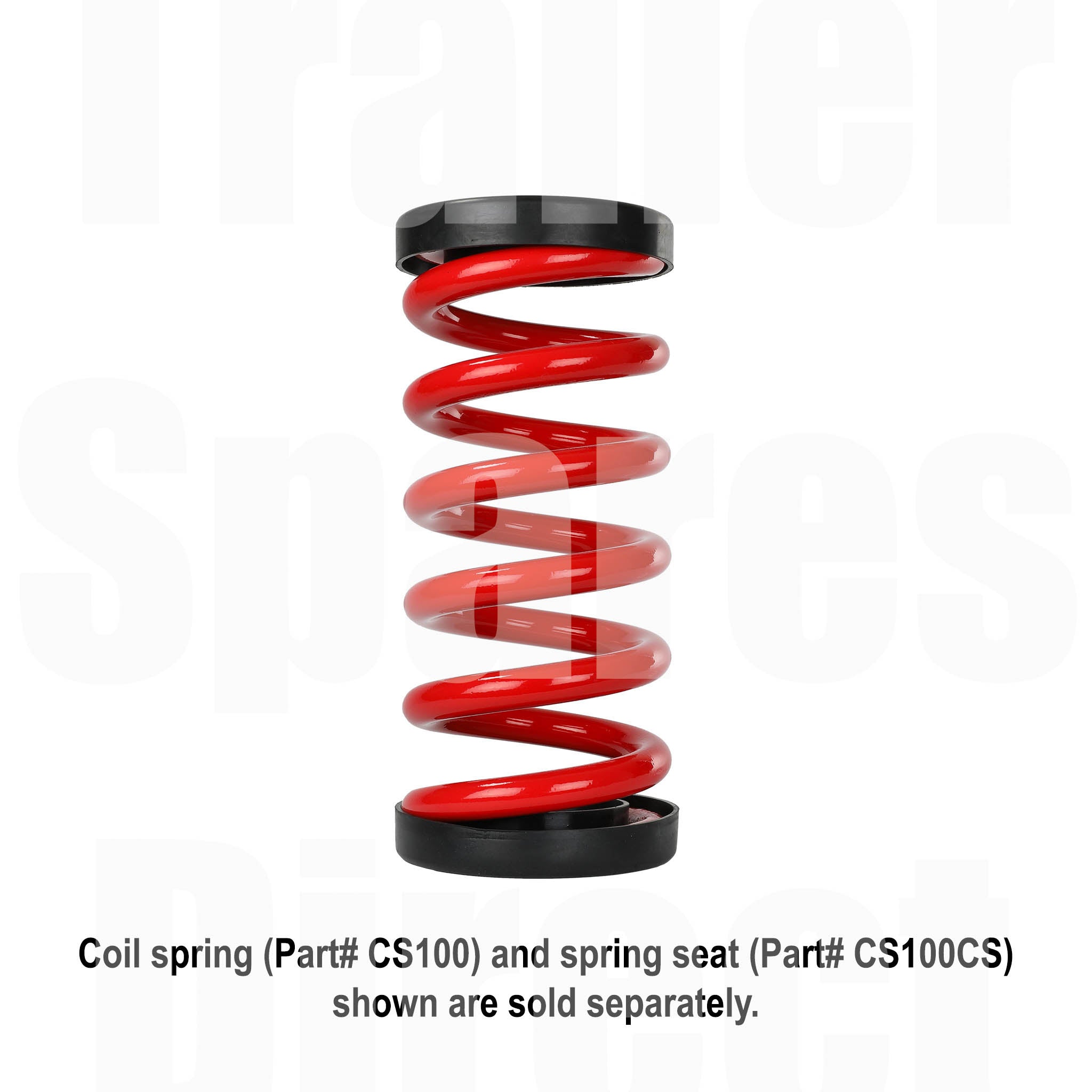 Independent suspension coil spring with seat