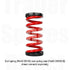 Independent suspension coil spring with seat