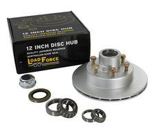 Disc Hub 12 inch 3/4 Ventilated Dacromet 6 Stud US2.3 Japan Bearing - Trailer Spares Direct