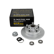 trailer disc brake hub 12 x 5/8 inch LandCruiser 5 stud parallel bearing dacromet - Trailer Spares Direct