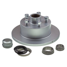 trailer disc brake hub 10 x 5/8 inch Commodore 5 stud slimline (Ford) bearing dacromet