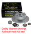 LoadForce disc brake hub 10 x 5/8 inch HT 5 stud slimline (Ford) bearing dacromet dacromet