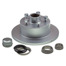 Disc brake hub 10 x 5/8 inch HT 5 stud slimline (Ford) bearing dacromet
