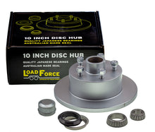 disc brake hub 10 x 5/8 inch HT 5 stud slimline (Ford) bearing dacromet dacromet - Trailer Spares Direct