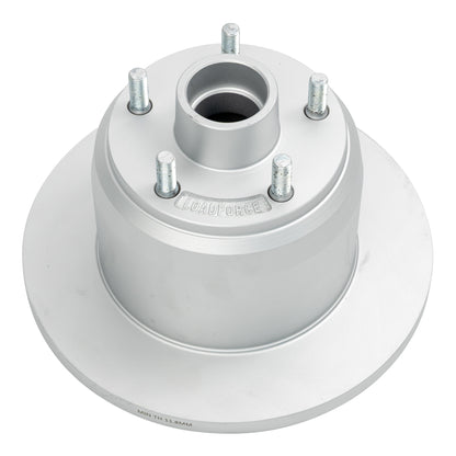 Velox disc hub 10 inch HT 5 stud slimline (Ford) bearing dacromet