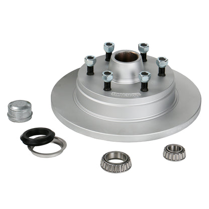 Disc Hub 12 x 5/8 inch 6 Stud Slimline (Ford) Bearing Dacromet