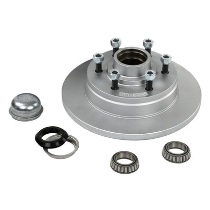 disc brake hub 12 x 5/8 inch 6 stud parallel bearing dacromet