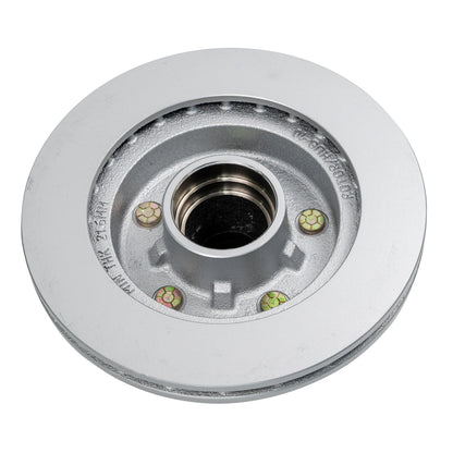 Ventilated trailer disc brake hub 10inch x 7/8 inch Ford 5 stud USA 1.8t bearing dacromet