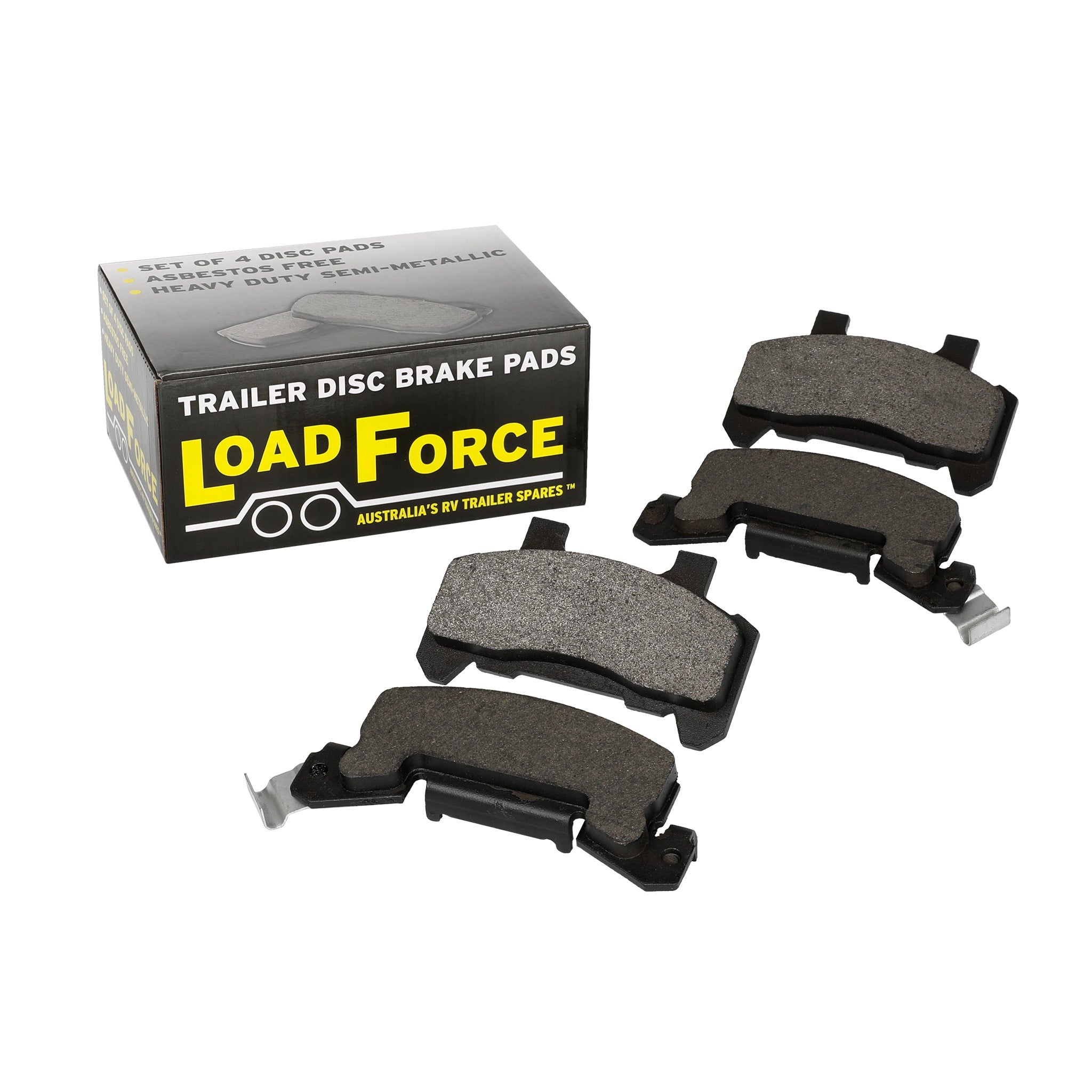 LoadForce disc brake pad set for LoadForce T225 and Kodiak 225