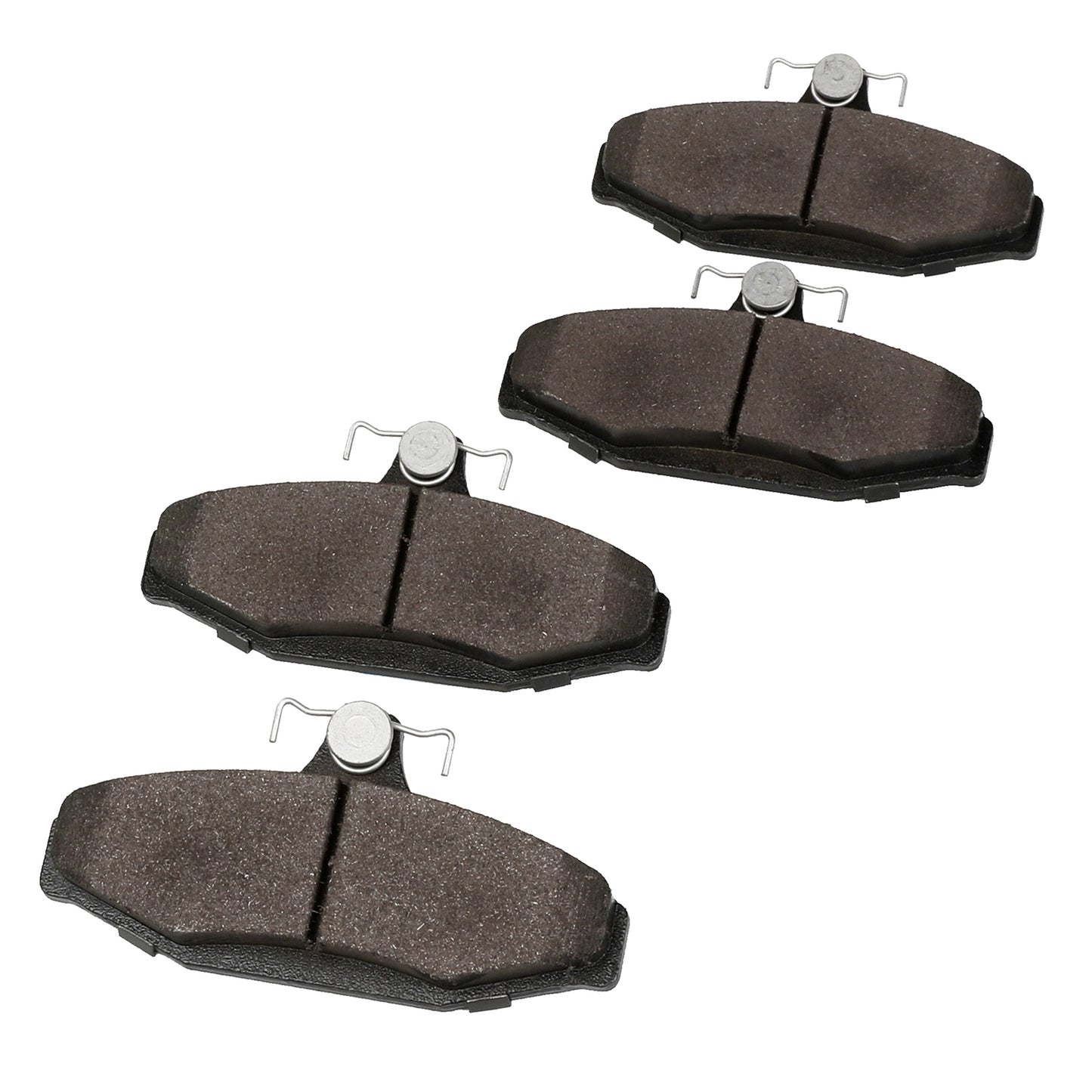 Disc brake pad set for PBR type 1 calipers.